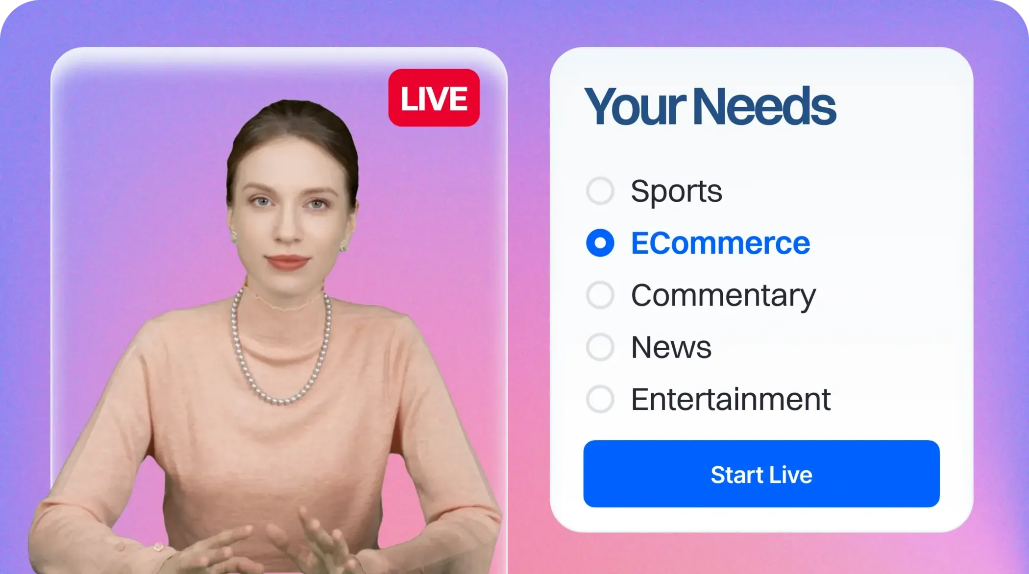 Live Broadcasting Application