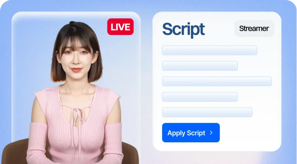 AI livestreaming for TikTok Shop — Syntopia interactive live commerce platform