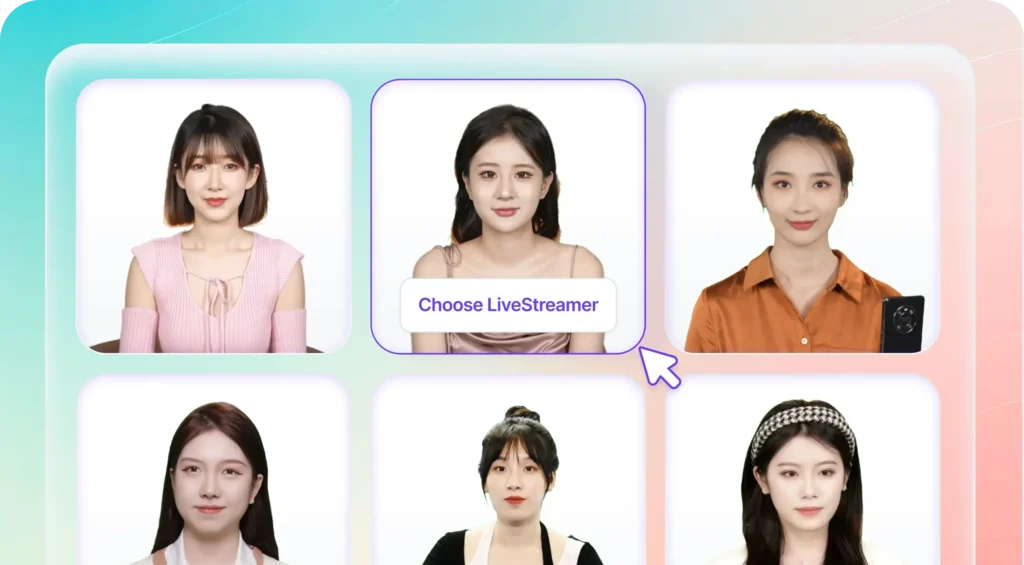 Custom AI avatar for TikTok Shop live commerce — Syntopia platform