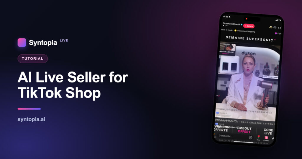 AI live seller for TikTok Shop tutorial — set up an AI digital human host