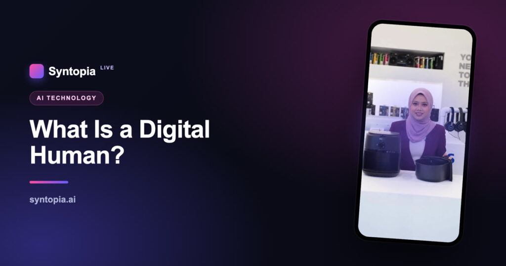 What is a digital human — photorealistic AI digital human presenter